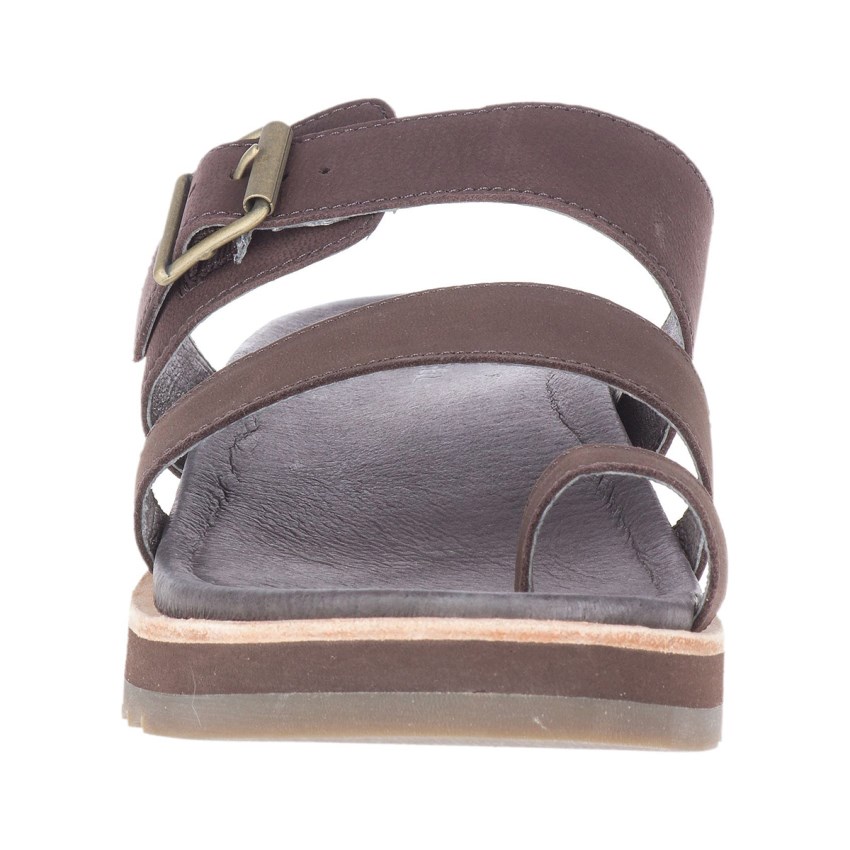 Claquette Merrell Juno Buckle Chocolat Femme | R.V.UTQD